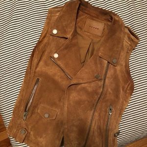 Blank NYC Suede Moto Vest